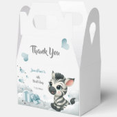 Simple cute little zebra  bedankdoosjes (Open)