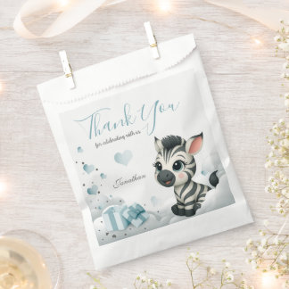 Simple cute little zebra bedankzakje