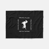 Simple Dachshund  Fleece Deken (Voorkant (Horizontaal))