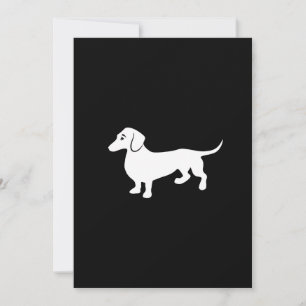 Simple Dachshund Kaart