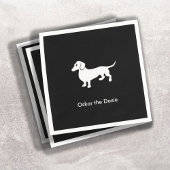 Simple Dachshund  Servetten