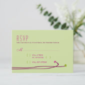 Simple Dahlia - Vert & Violet RSVP (Debout devant)