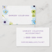 SIMPLE DAISIES VISITEKAARTJE (Voorkant / Achterkant)