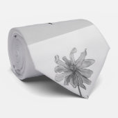 Simple Daisy Stropdas (Opgerold)