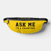 Simple Demande Tendance Aide Bénévole Jaune Noir (Poser)