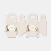 Simple Desert Boho Cactus Arch Baby shower Bedankdoosjes (Uitgevouwen)