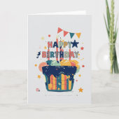 simple design birthday card kaart (Voorkant)