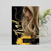 Simple Design Graduate Photo Faire-part moderne (Debout devant)