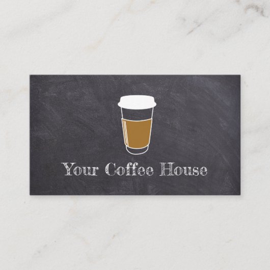 Simple design Gratuit Carte de fidélité café (Devant)