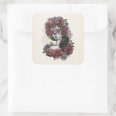 Simple Dia de los Muertos | Autocollant (Sac)