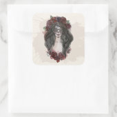 Simple Dia de los Muertos | Autocollant (Sac)