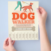 Simple Dog Walker Flyer (Hand)