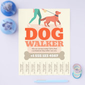 Simple Dog Walker Flyer (Enkel)