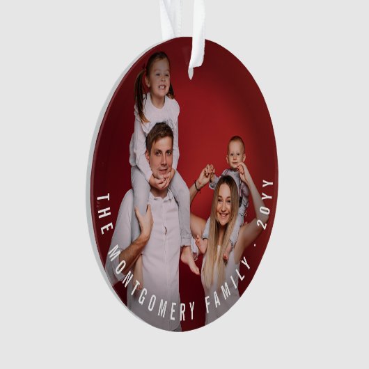 Simple double photo moderne Noël (devant)