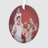 Simple double photo moderne Noël (devant)