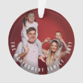 Simple double photo moderne Noël (devant)