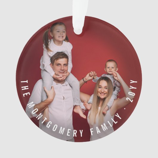 Simple double photo moderne Noël (devant)