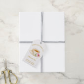 Simple Echinacea Tea Hang Tag  Cadeaulabel (Met Touw)