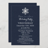 Simple Elegance Classy Fête de vacances Invitation (Devant / Derrière)