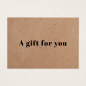 Simple élégance imprimé beauté Kraft (Devant)