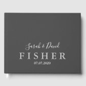 Simple Elegance Mariage livre d'hôtes (Recto)