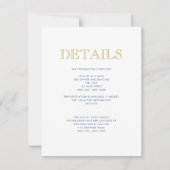 Simple Elegant Bar Mitzvah - Carte Détail Traditio (Devant)
