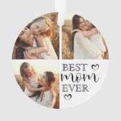 Simple Elegant Best Mom Ever Cute Photo Collage (dos)