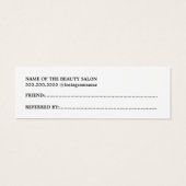 Simple Elegant Black White Gold Heart Référence (Dos)