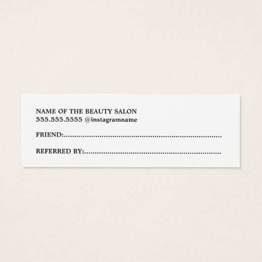 Simple Elegant Black White Gold Heart Référence (Dos)