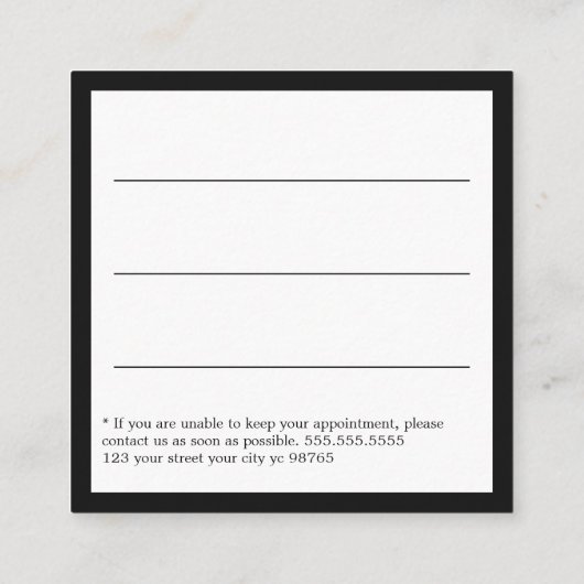 Simple Elégant blanc foncé cheveux rendez-vous (Dos)