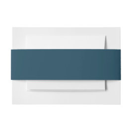 Simple Elegant Blue Uitnodigingen Wikkel