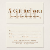 Simple Elegant Boho Beauté Brown (Devant & derrière)