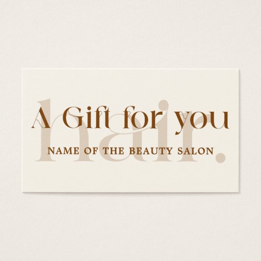 Simple Elegant Boho Beauté Brown (Devant)