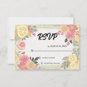 Simple Élégant Classique Mariage RSVP (Devant)