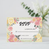 Simple Élégant Classique Mariage RSVP (Debout devant)