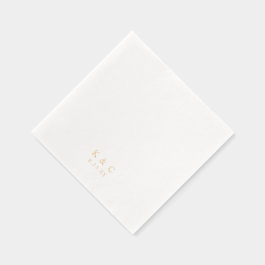 Simple Elegant Classy Modern Wedding Gold (Droite)