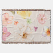 Simple Elegant Contour Map Lines Throw Pillow Deken (Voorkant)