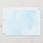 Simple Elegant Gold Cross Baptism Carte de remerci (Dos)