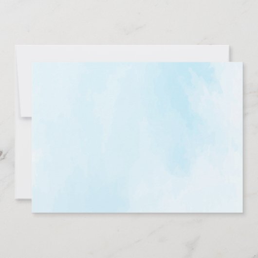 Simple Elegant Gold Cross Baptism Carte de remerci (Dos)