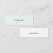 Simple Elegant Gold Stars Carte mère (Devant / Derrière)