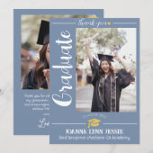 Simple Elegant Graduation or Casquette Merci Scrip (Devant / Derrière)