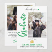 Simple Elegant Graduation or Casquette Merci Scrip (Devant / Derrière)