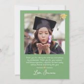 Simple Elegant Graduation or Casquette Merci Scrip (Dos)