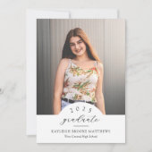 Simple Élégant Invitation de Fête de Remise de Dip (Devant)