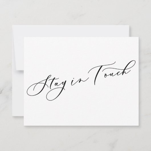 Simple Élégant J'Ai Déplacé Un Nouveau Faire-part (Dos)