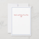 Simple Elegant Labor Day avec Merci américain C (Dos)