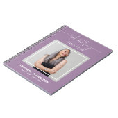 Simple Elegant Memorial Funeral Book Notitieboek (Linkerzijde)