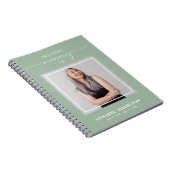 Simple Elegant Memorial Funeral Book Notitieboek (Rechterzijde)