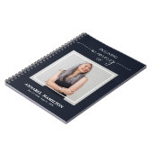 Simple Elegant Memorial Funeral Book Notitieboek (Linkerzijde)