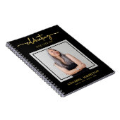 Simple Elegant Memorial Funeral Photo Livre d'invi (Côté Droit)